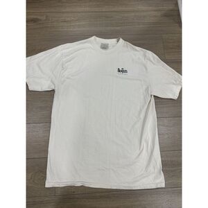 Vintage 1990's Beatles Apple Organic DISTRESSED Embroidered Size XL